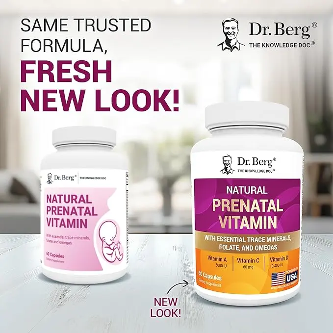 Dr. Berg Natural Prenatal Vitamins Capsules